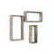 Barnwoodusa Rustic Farming Reclaimed Floating Wooden Rectangle Shelves, Set of 3 773822273685 - alternate 2